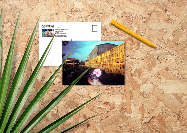 Steven Paner - Flower Girl - Print Postcard DinA6 - Project Hidden Places