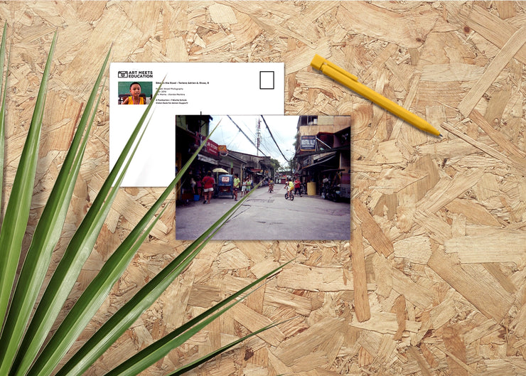 Terienz Adrien A. Rivas - Bike On The Road - Print Postcard - Project Street Photography